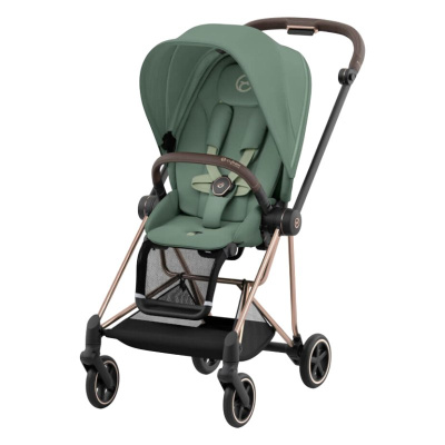 Прогулочная коляска Cybex Mios III Rosegold Leaf Green